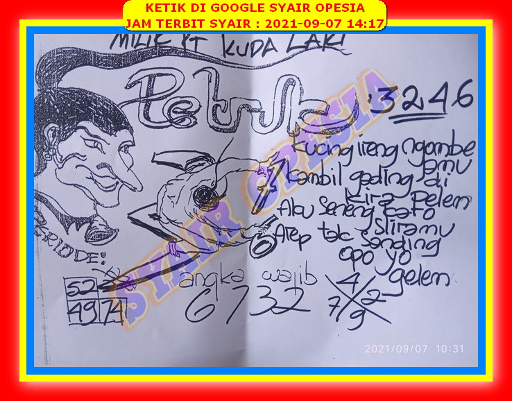 20 Syair hk opesia hari ini 7 september 2021 16 Desember