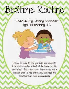 http://www.teacherspayteachers.com/Product/Bedtime-Routine-Checklist-948315