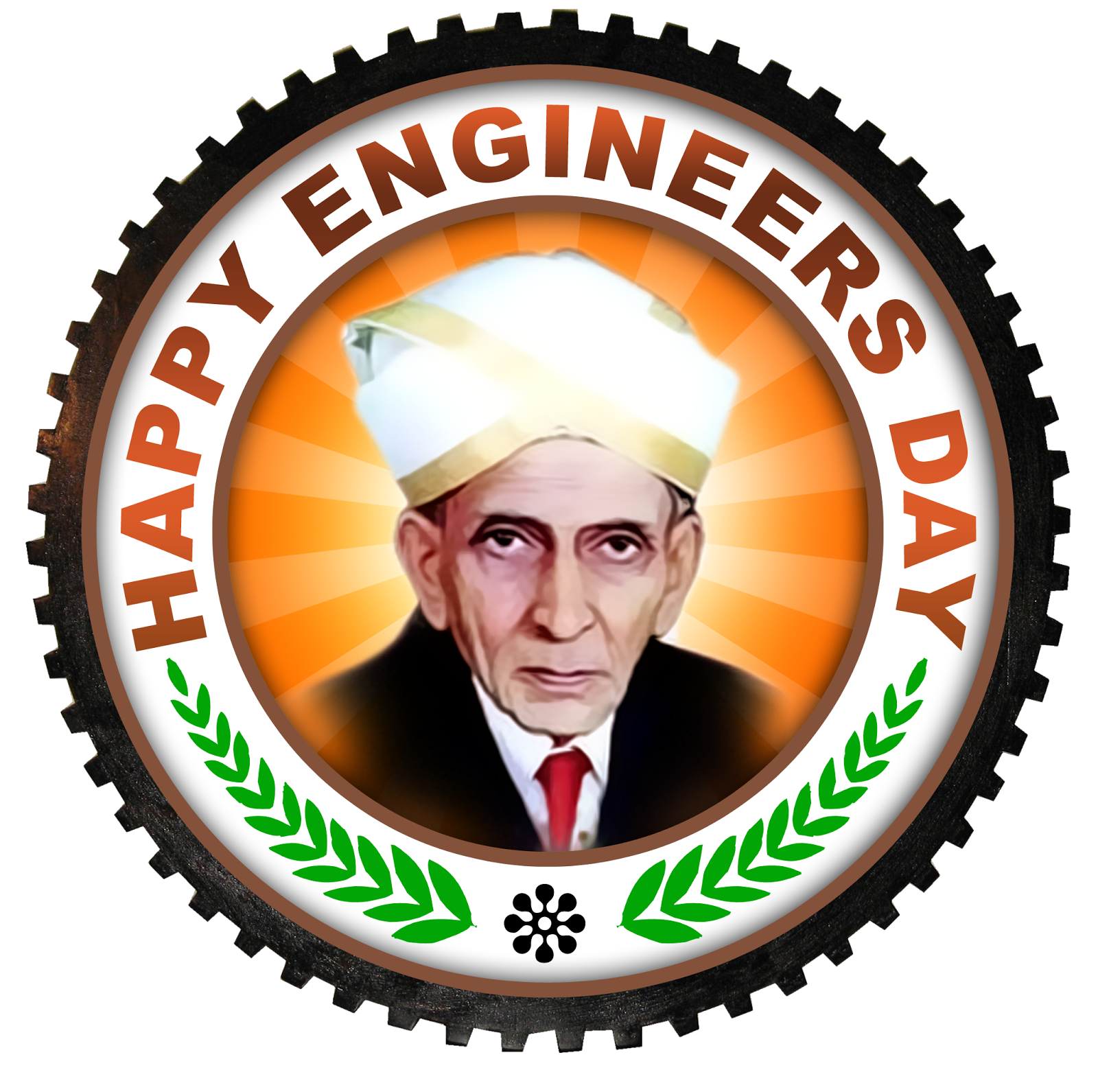 Happy Engineer's Day logo design in ping format | naveengfx