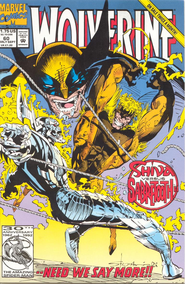 Read online Wolverine (1988) comic -  Issue #60 - 1