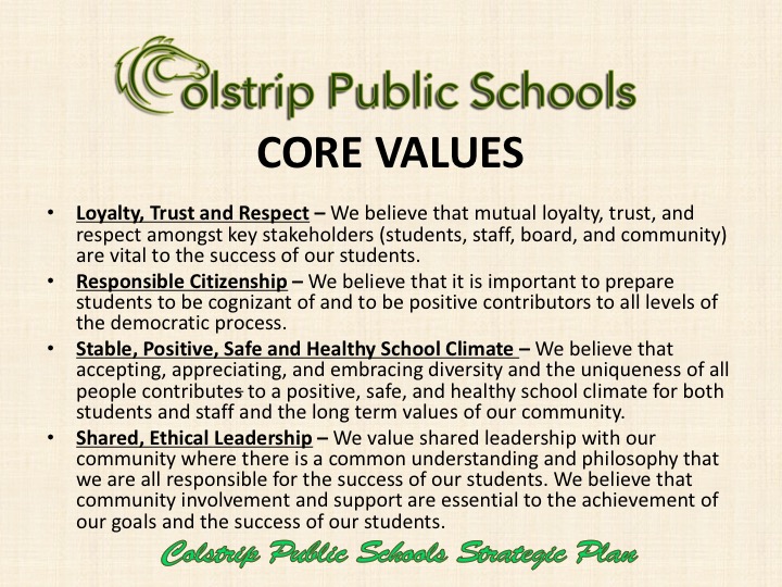 Superintendent's Blog A PurposeDriven Education Through Strategic