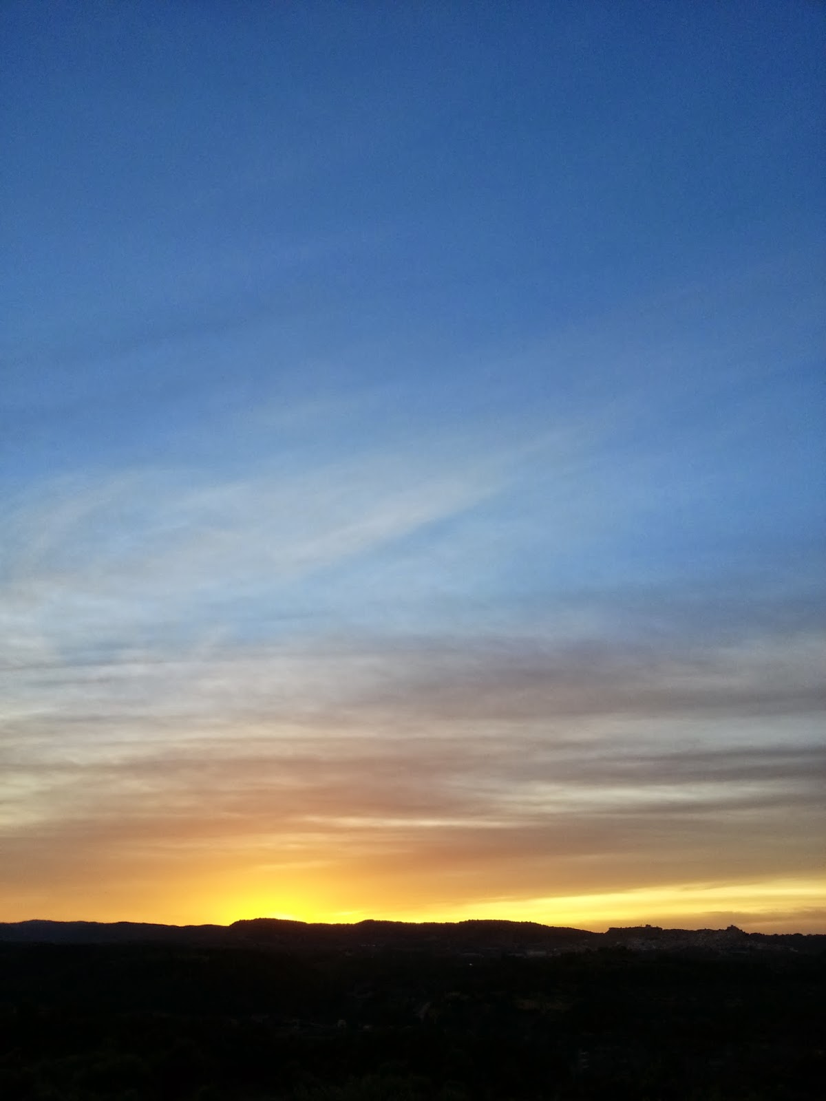 The Very Best Blog Ever!: Winter solstice sunset.