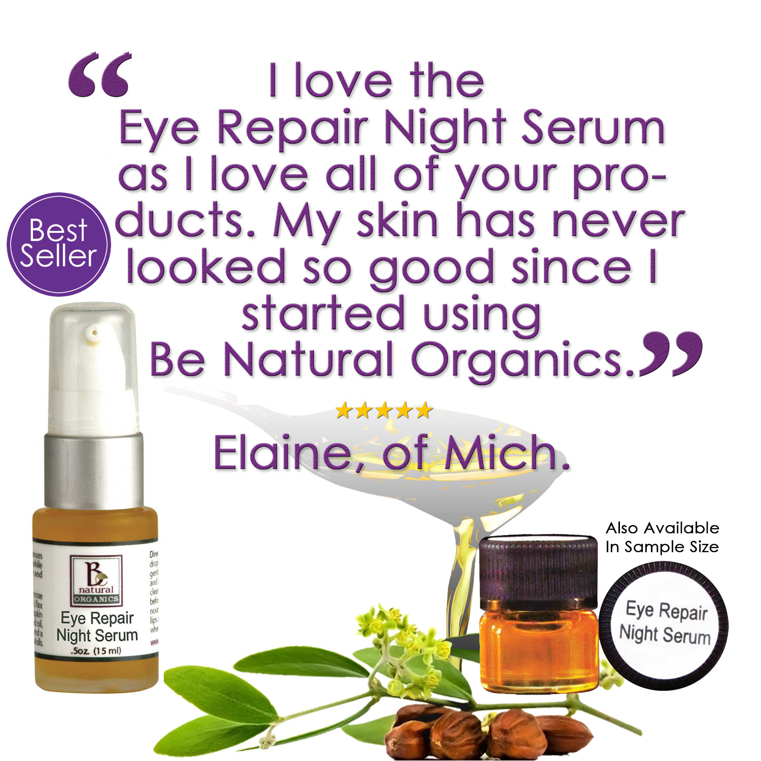 Be Natural Organics Be Natural Organics Reviews Eye Repair Night
