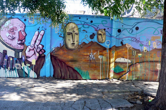 street art in santiago de chile barrio patronato arte callejero