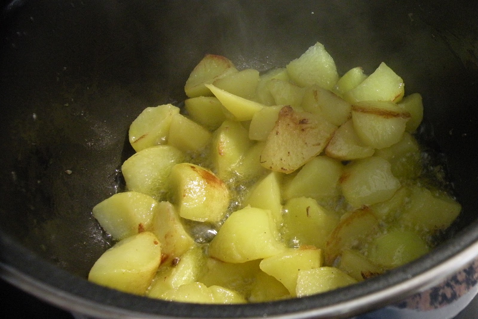 Potaje de garbanzos con espinacas y nacalao en la Comunidad de Cocina