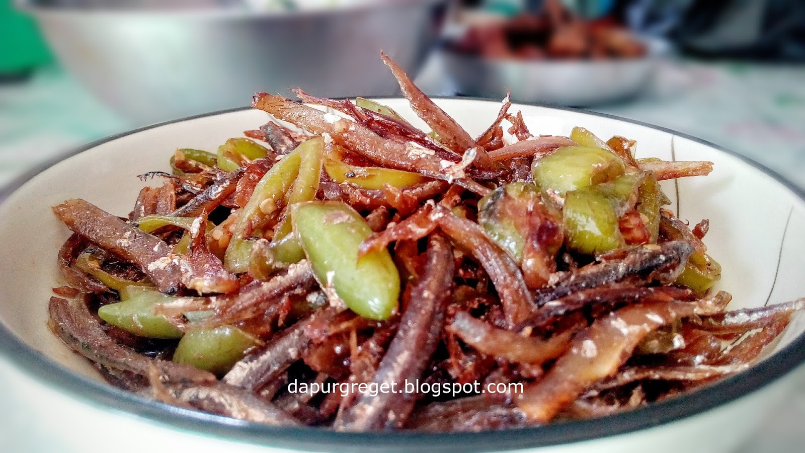 Dapur Greget Resep Tumis Ikan Teri Cabe Hijau (Anchovies with Green
