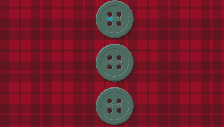 CSS buttons styled to look like shirt buttons Preview