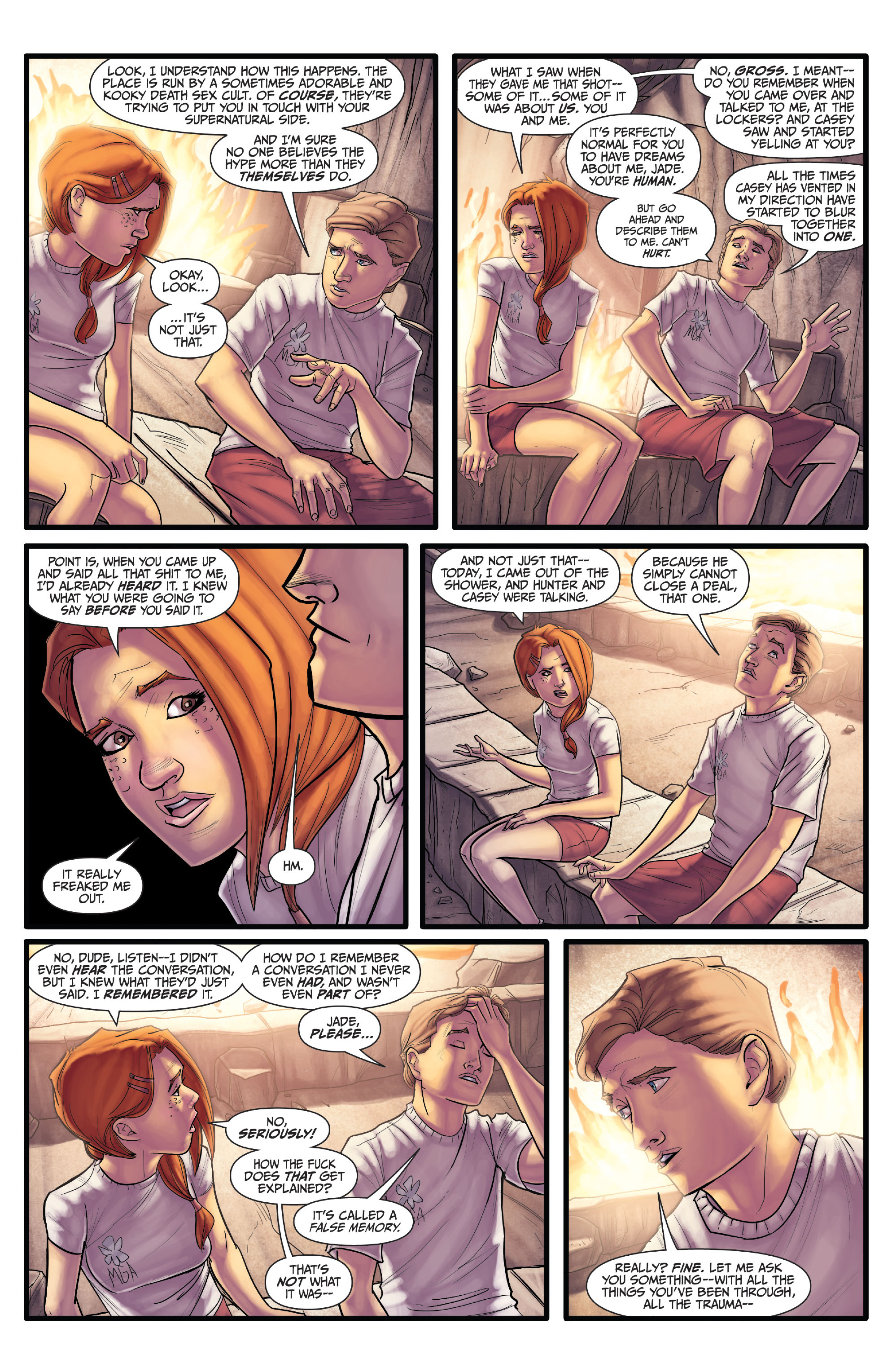 Read online Morning Glories comic -  Issue #17 - 25