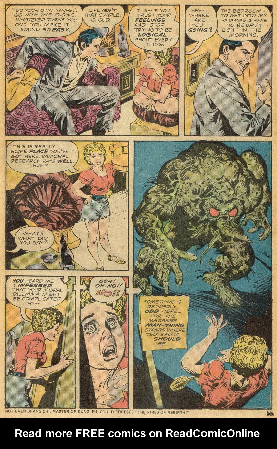Read online Man-Thing (1974) comic -  Issue #15 - 11