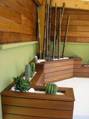 Decorar los Interiores con Bambú by artesydisenos.blogspot.com