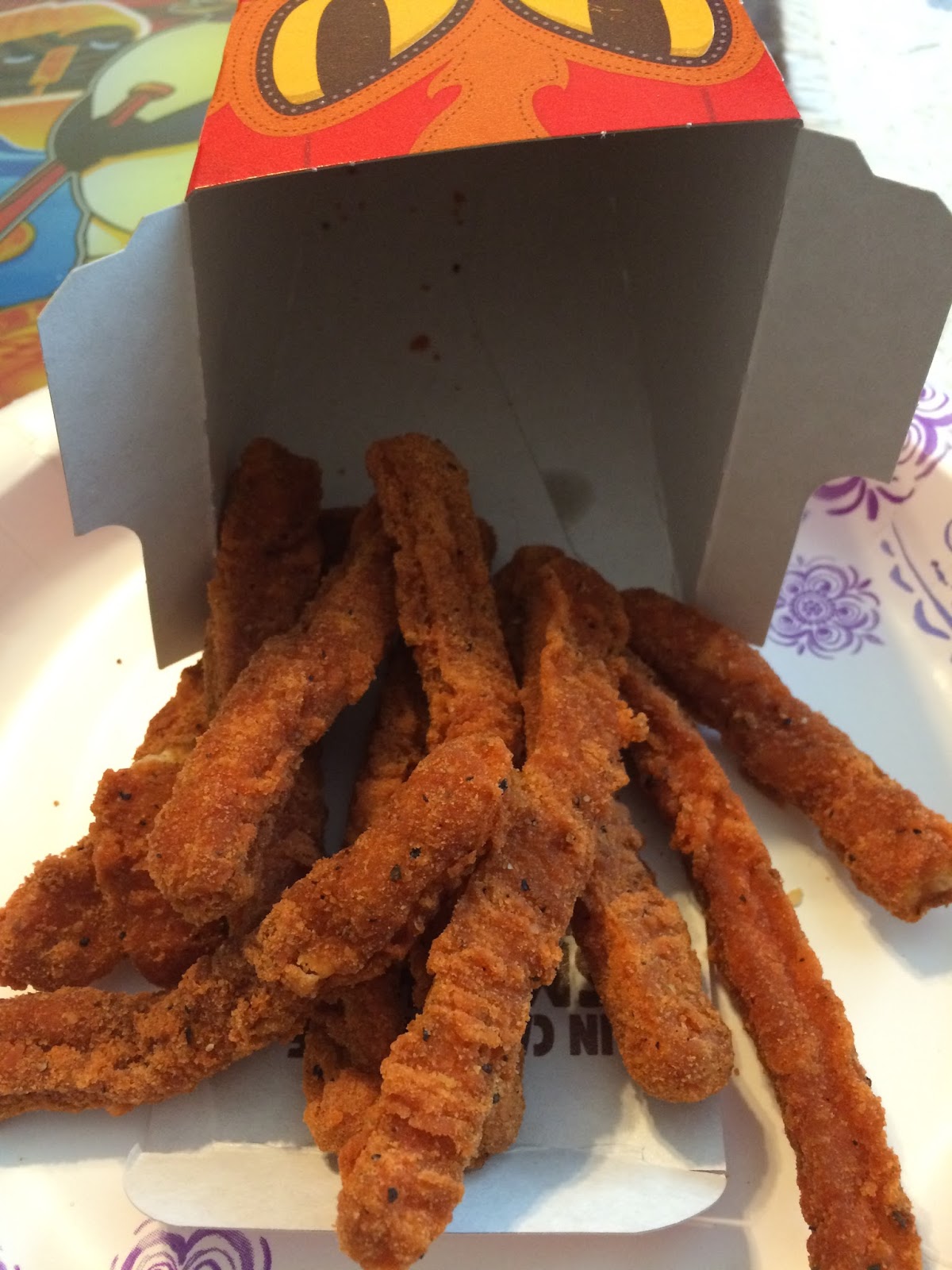 French Fry Diary French Fry Diary 686 Burger King Fiery Chicken Fries