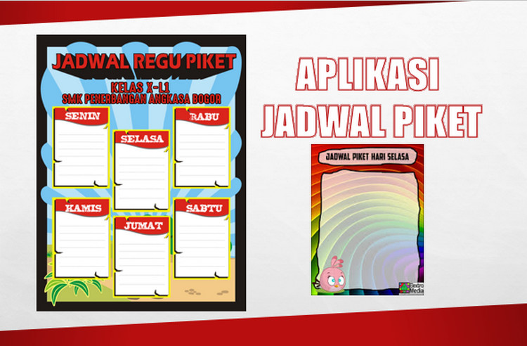Unduh Gratis Aplikasi Jadwal Piket Model Terbaru Dan Terlengkap