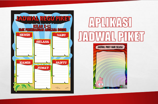 Unduh Gratis Aplikasi Jadwal Piket Model Terbaru Dan