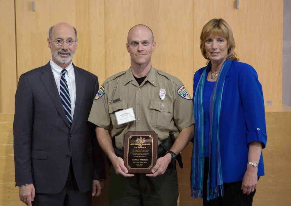 PA Environment Digest Blog DCNR Ranger Jared Pierce Recognized With