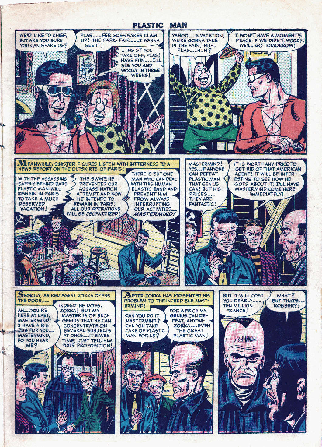 Read online Plastic Man (1943) comic -  Issue #49 - 5
