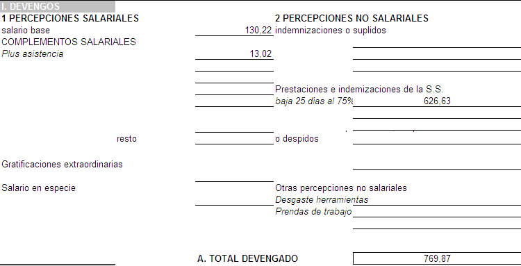 calcular nomina