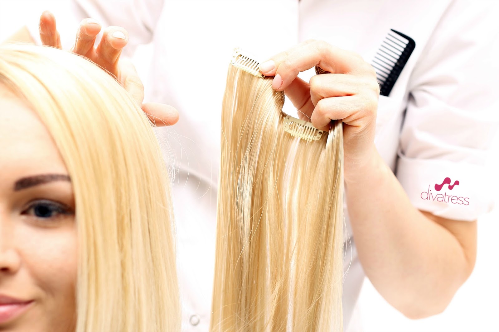 how to put on your own clip in hair extensions