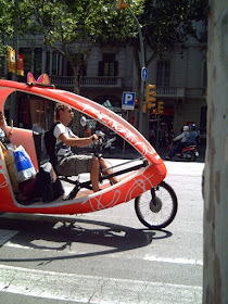 Touristic Transport in Barcelona: Trixis or Taxi Bikes