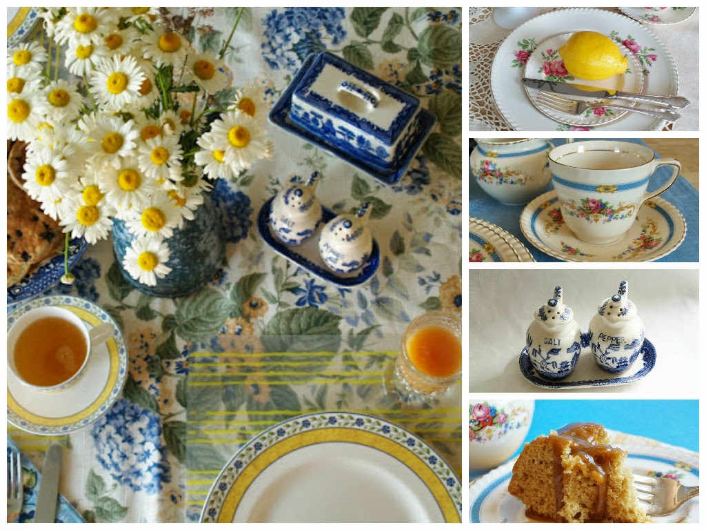 Woman in Real Life Mixing China Patterns & Vintage Bliss Tuesdays