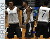 NBA 2K13 Brooklyn Nets Practice Home Jersey