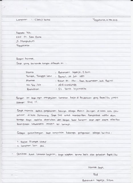 Contoh Surat Lamaran Tulis Tangan Contoh Surat Terbaru Contoh Surat Lamaran Tulis Tangan Contoh Surat Terbaru