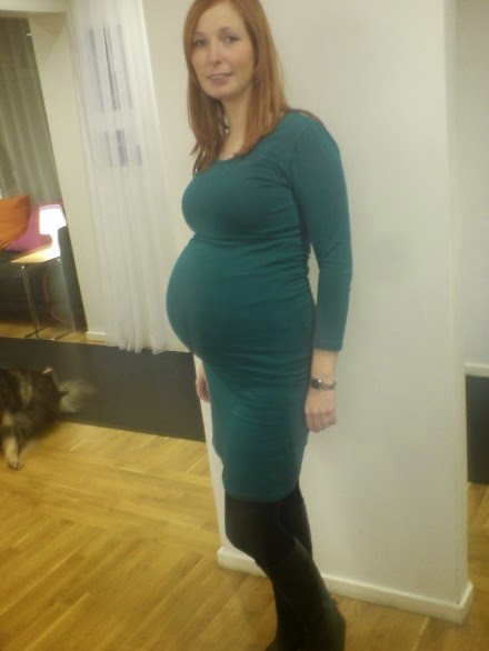 Pregnant In Pantyhose Classy Redhead