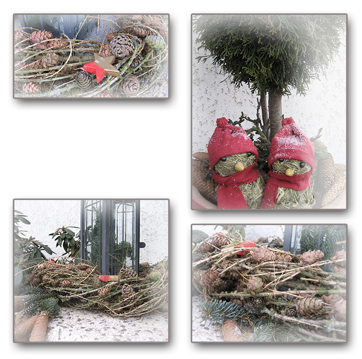 neuer Gartentraum Winterdeko im