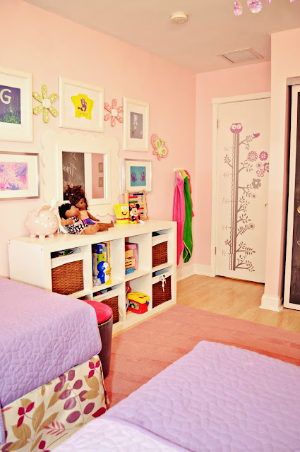 Live Laugh Decorate: Pink Meets Purple in Our Kids Room Reveal
