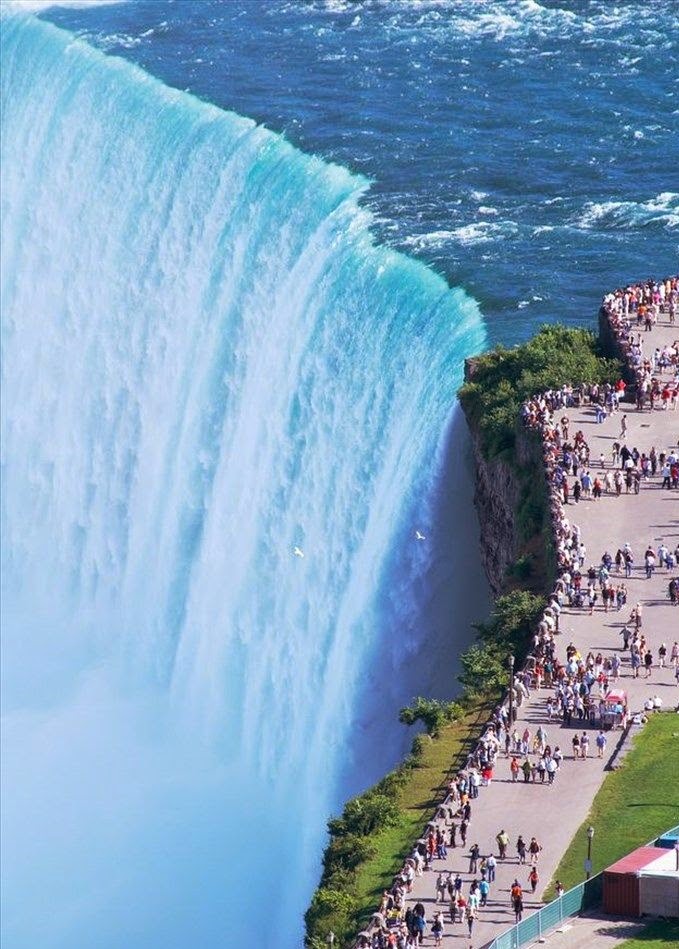 Niagara Falls, Border of Ontario, Canada & New York, United States