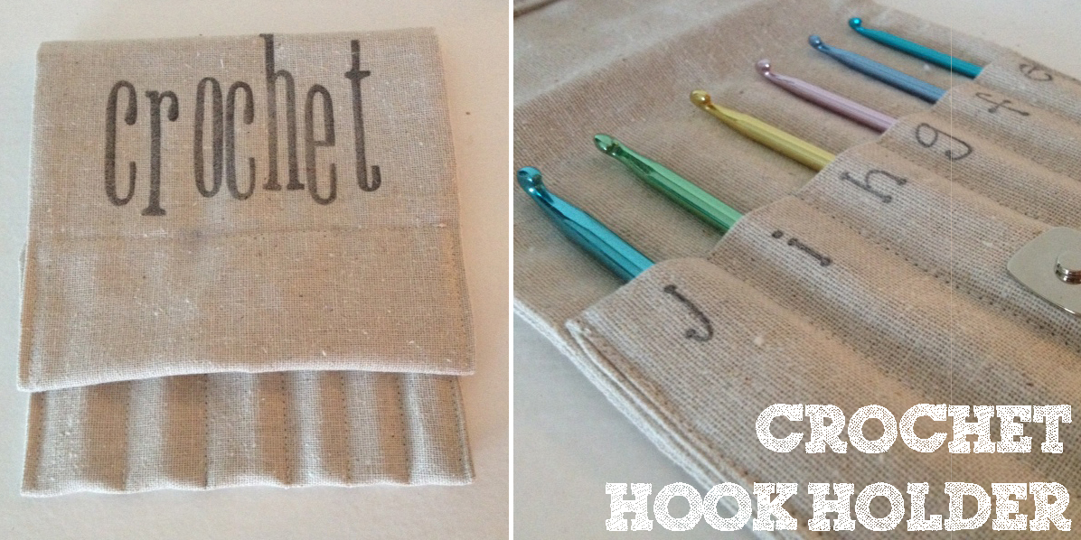 Sewing Barefoot crochet hook holder