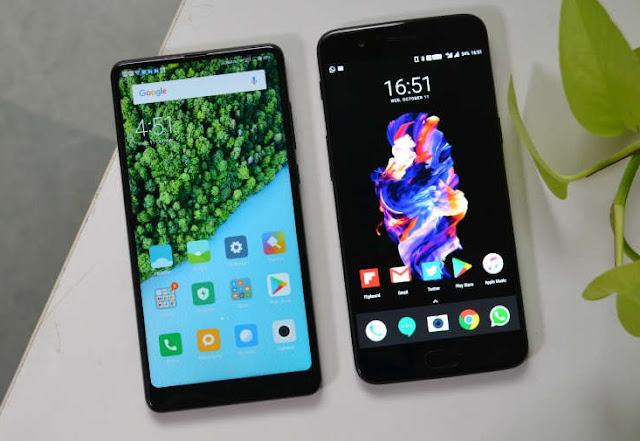 Comparison:Xiaomi Mi Mix 2 OnePlus 5