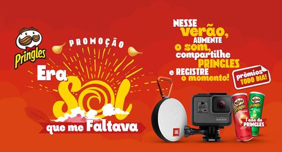 Pringles lança nova edição de ‘Era Sol que me faltava’ Pringles lança nova edição de ‘Era Sol que me faltava’