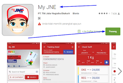 Lacak Kiriman JNE Via Aplikasi Google Play Store Gratis | JNETRACKING.COM  2022