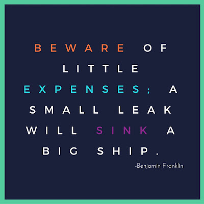 Just because you are spending a few buck here or there, doesn't mean they add up. Take honest look at ALL the "little expenses" you are spending here or