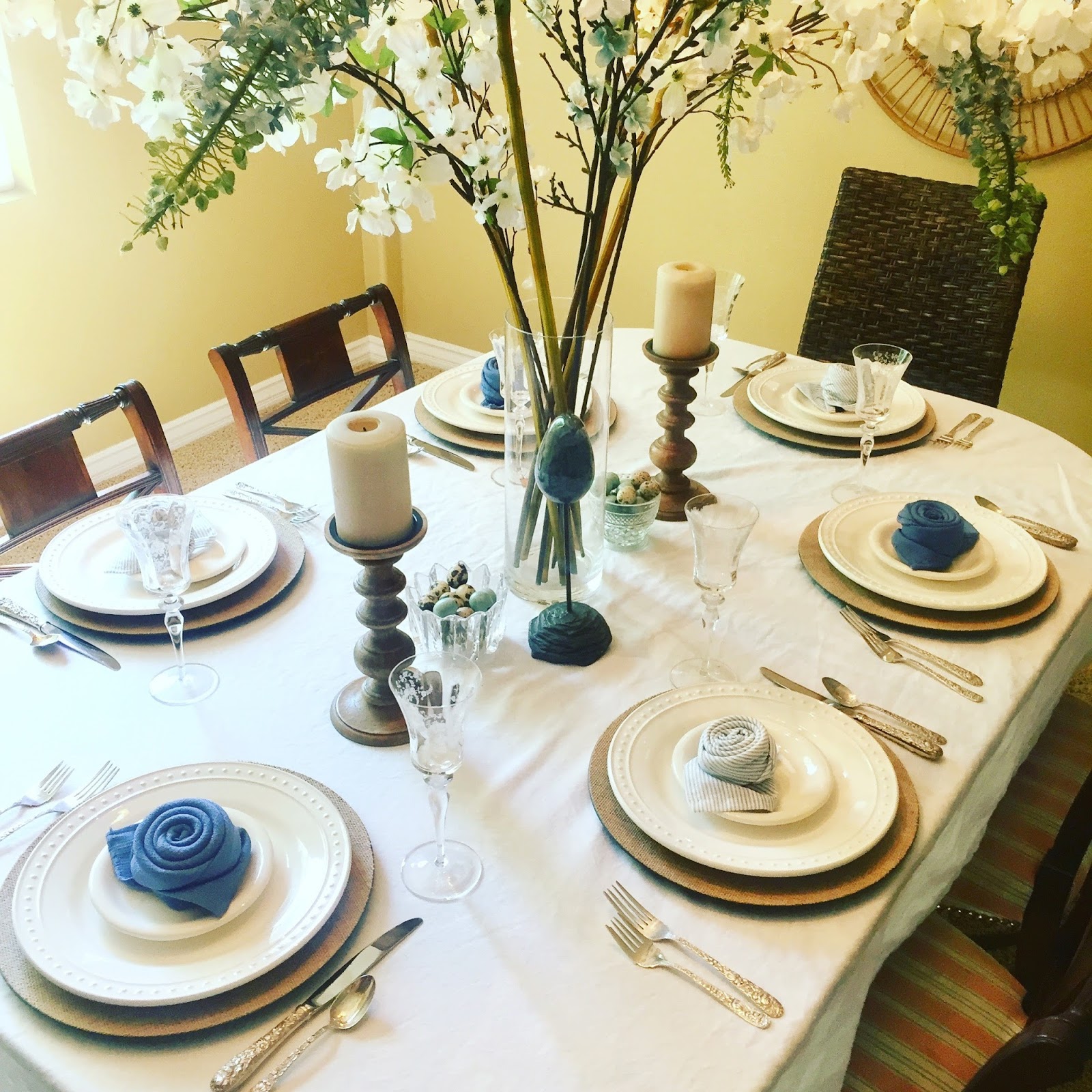 Tanglewood Tablescapes : Eclectic Easter...