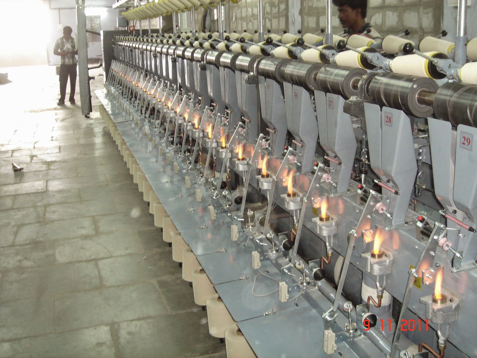 GAS YARN SINGEING MACHINE GASSING MACHINE November 2014