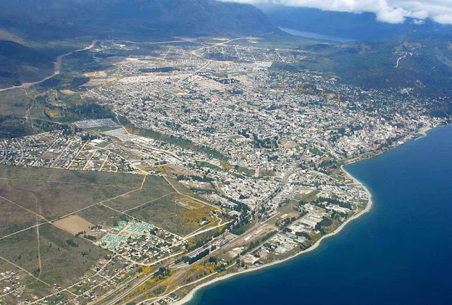 Vista érea de Bariloche