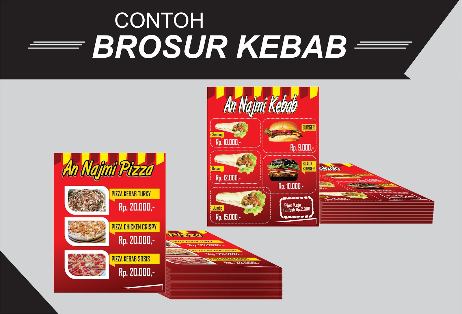 Gambar Spanduk Kebab contoh desain spanduk