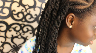 "No Tension" Protective Styling with Marley Hair (Rubber Band Method) 
