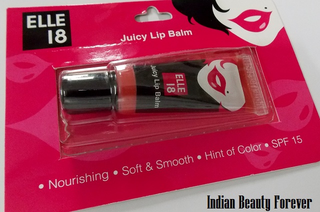 Elle 18 Juicy Lip balm In juicy berry review shades swatches