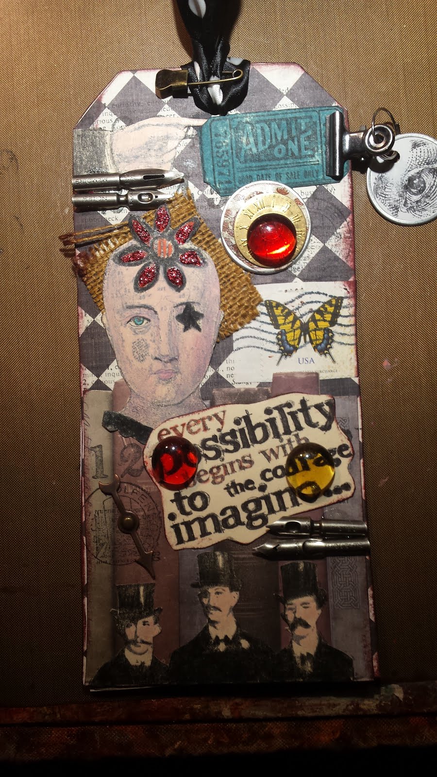 a steampunk tag