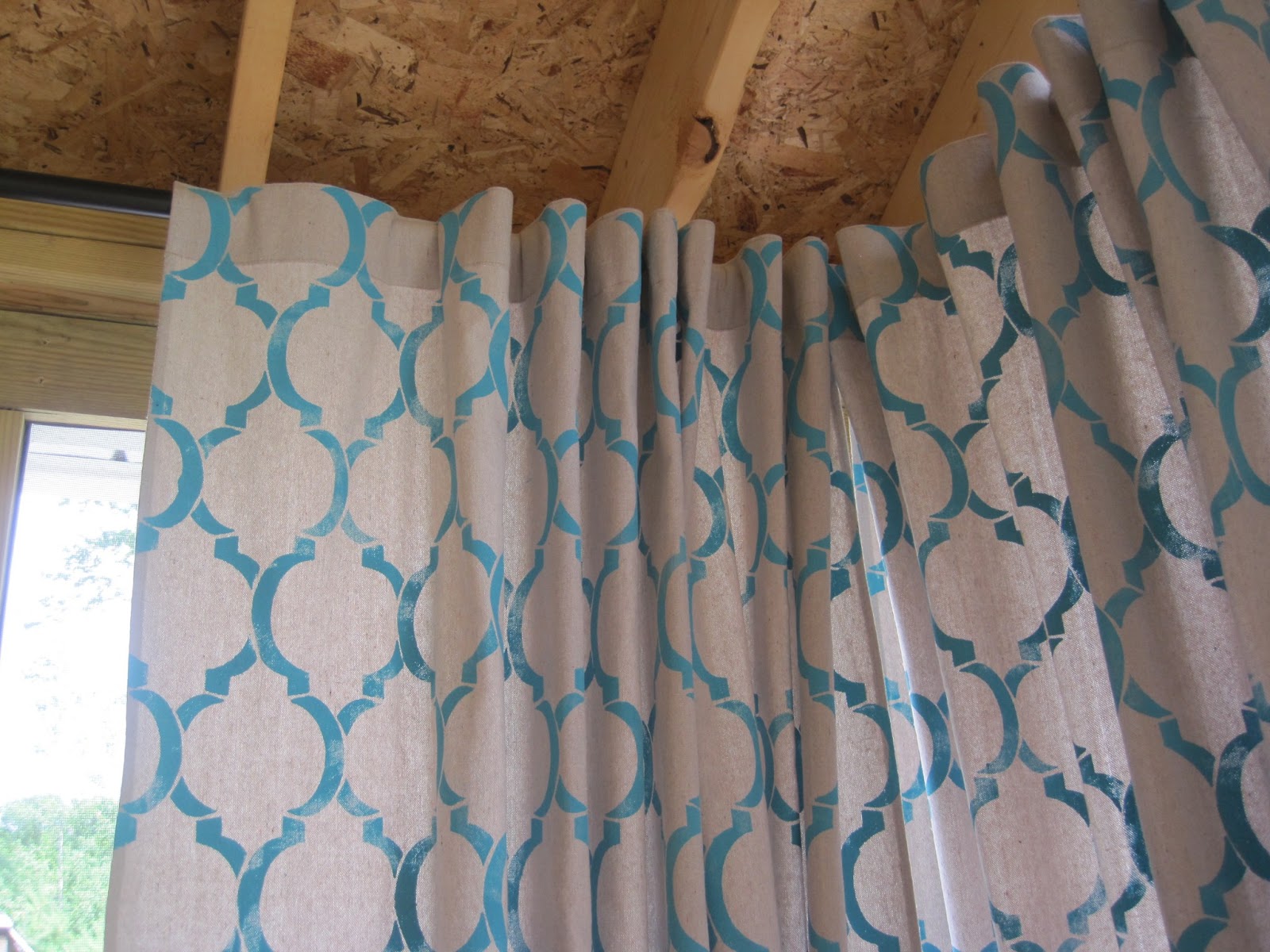 All Things Beautiful DIY Painter's Drop Cloth Curtain Panels for