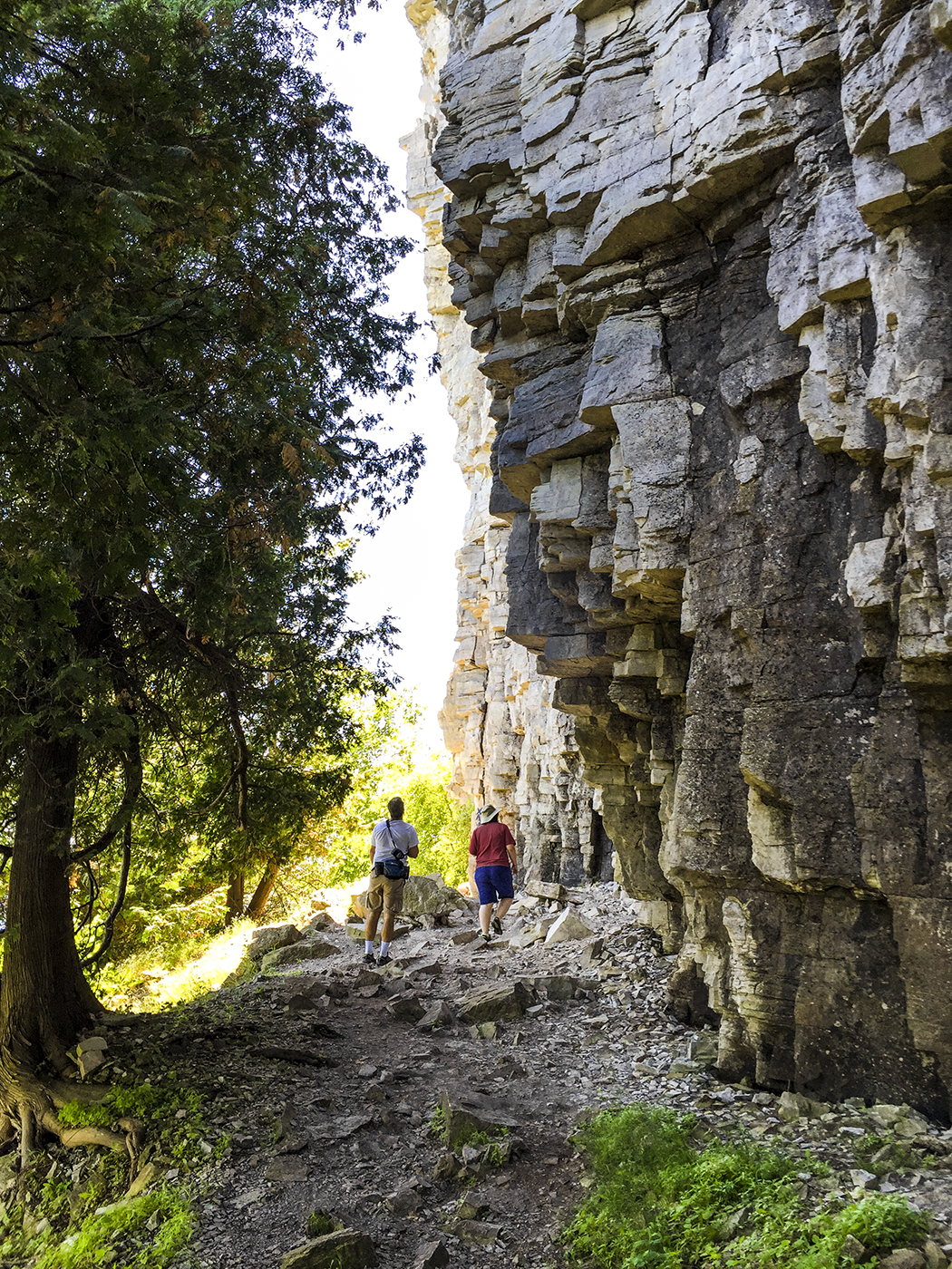 Hiking on The Eagle Trail at Peninsula State Park