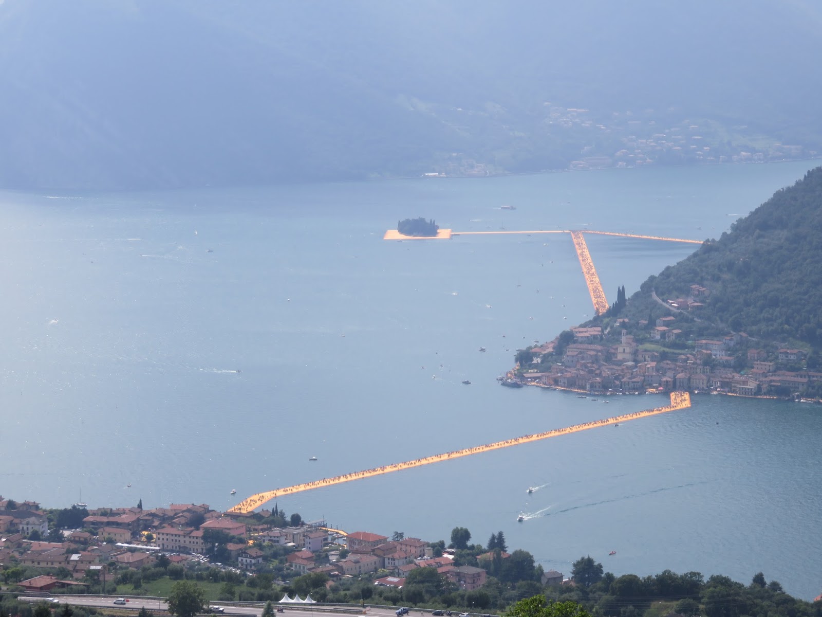 Picked by PhDs: Christo and Jeanne-Claude Floating Piers at Lake Iseo
