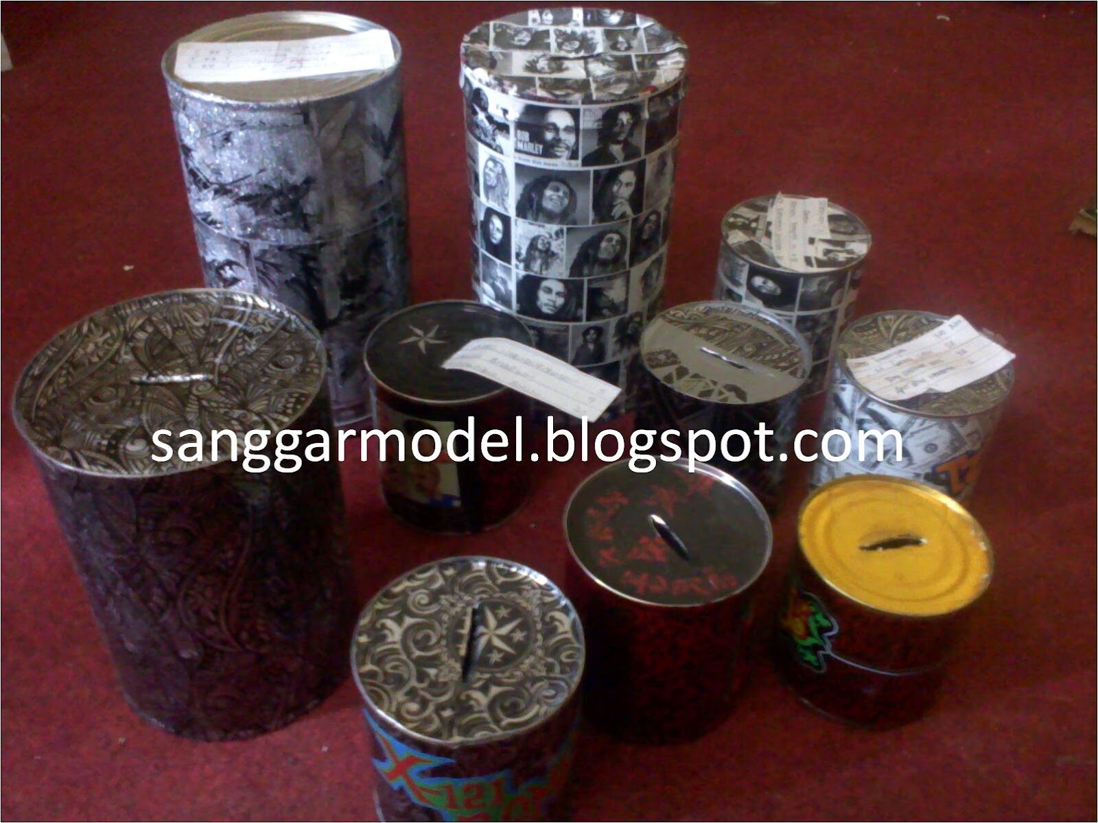 Membuat Celengan dari Kaleng Bekas - Sanggar Model