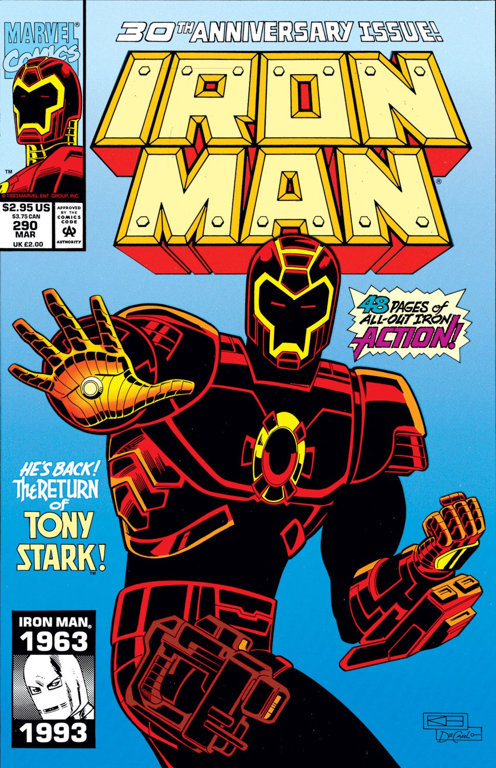 Read online Iron Man (1968) comic -  Issue #290 - 1