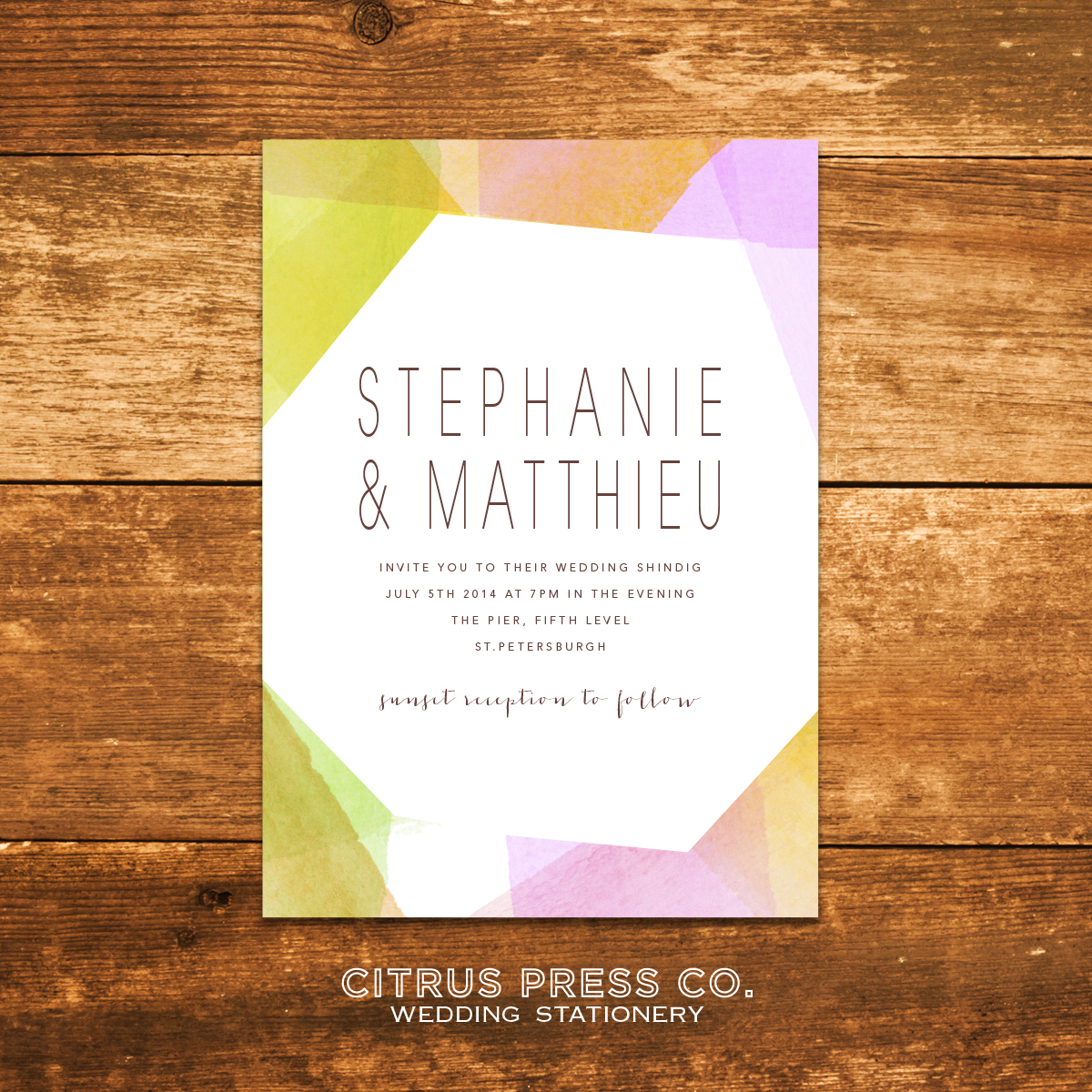 Latest invitation designs Citrus Press Co Invitations
