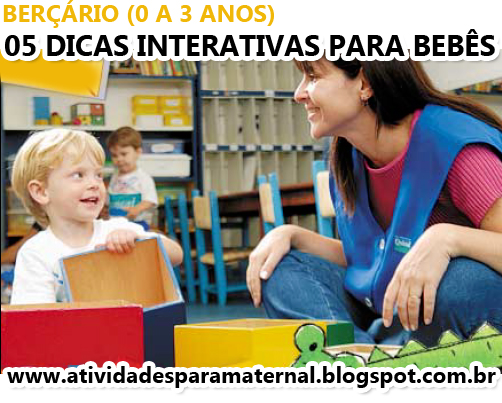 05 brincadeiras interativas para bebês
