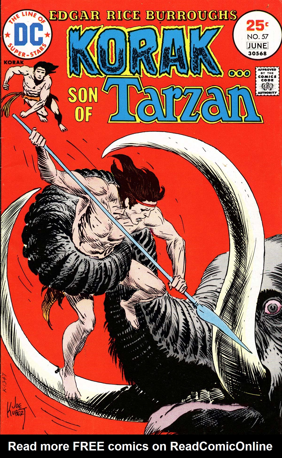 Read online Korak, Son of Tarzan (1972) comic -  Issue #57 - 1