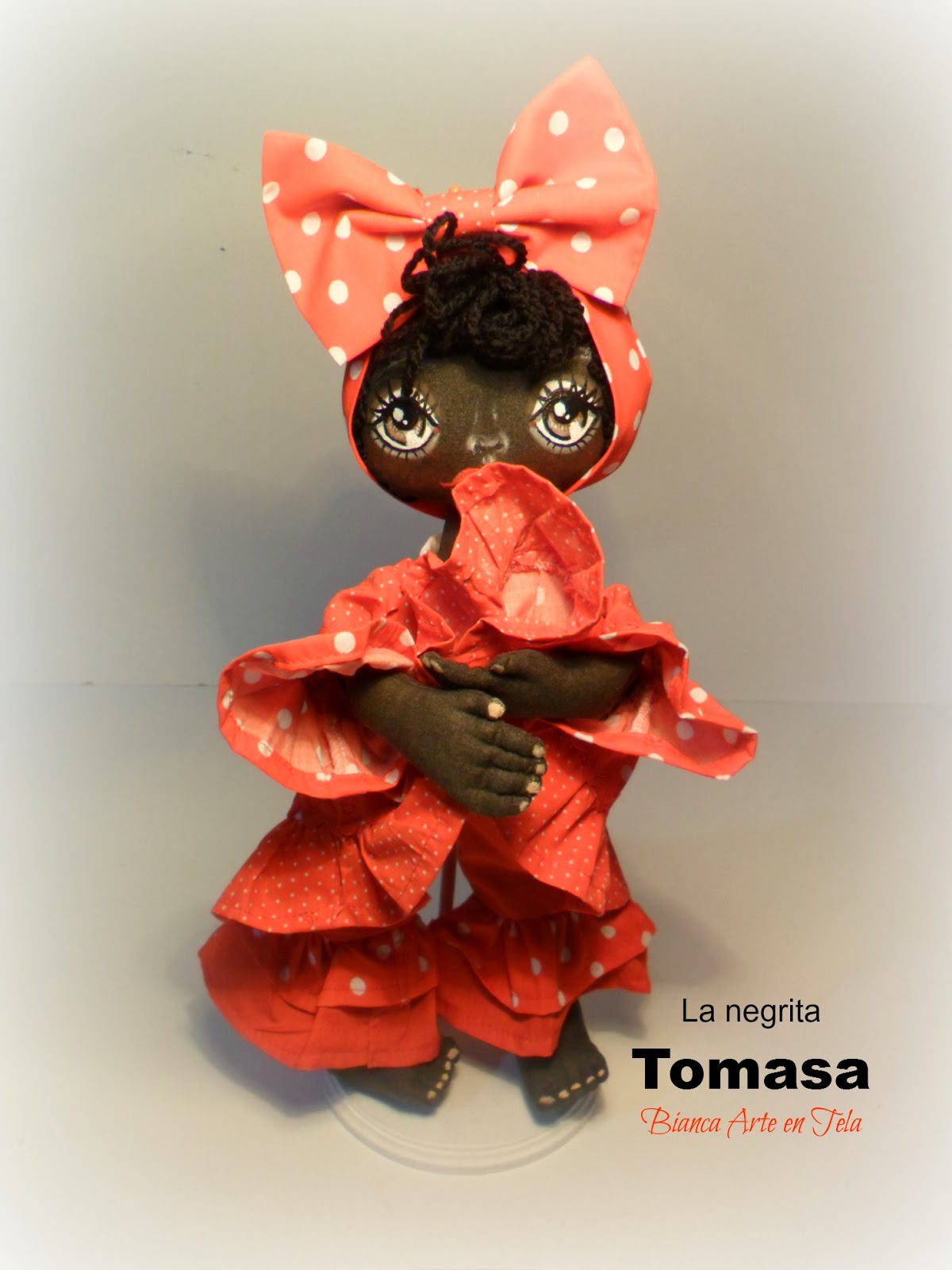 muñecas negritas de tela